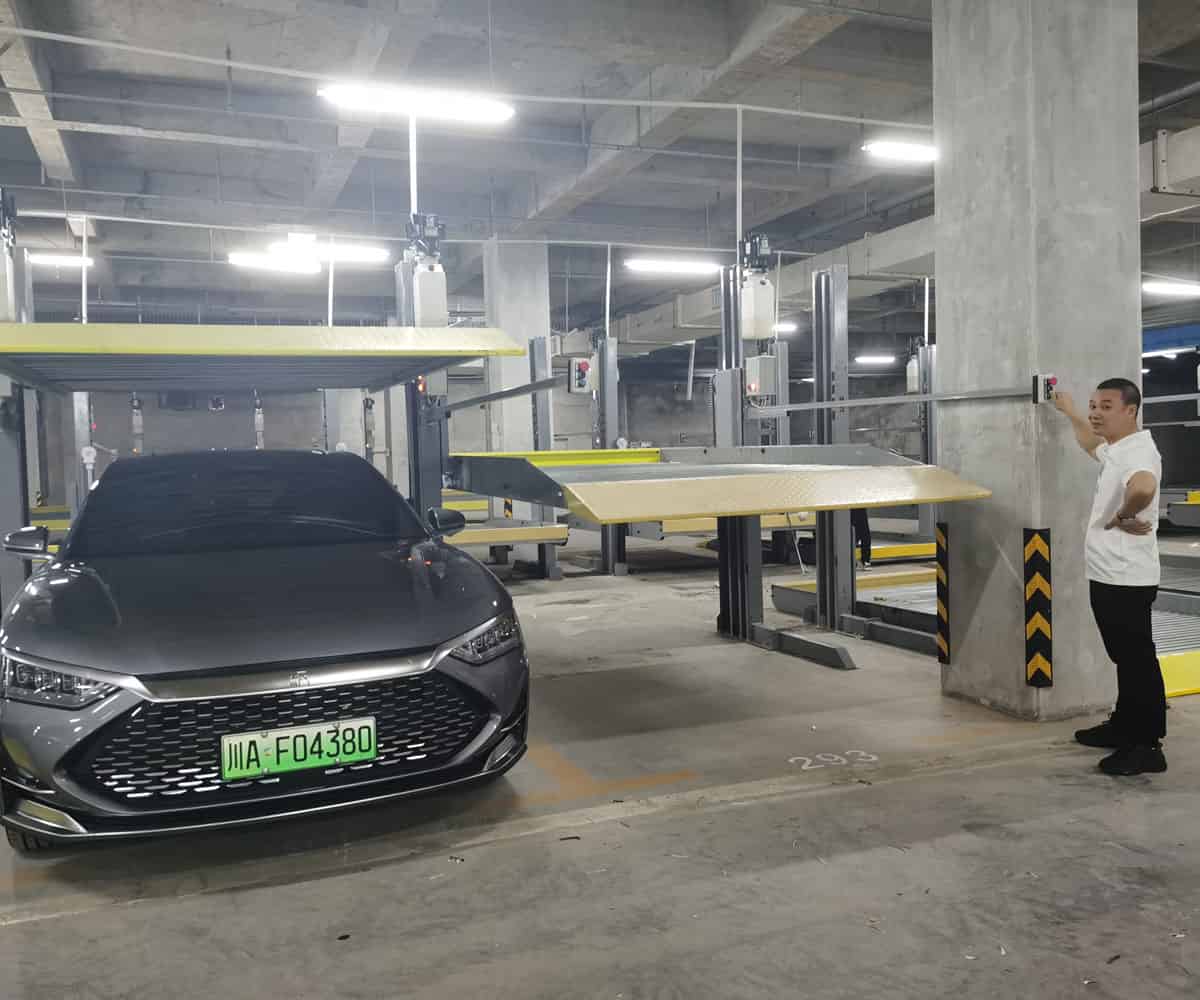 君山區(qū)兩層機(jī)械停車拆除