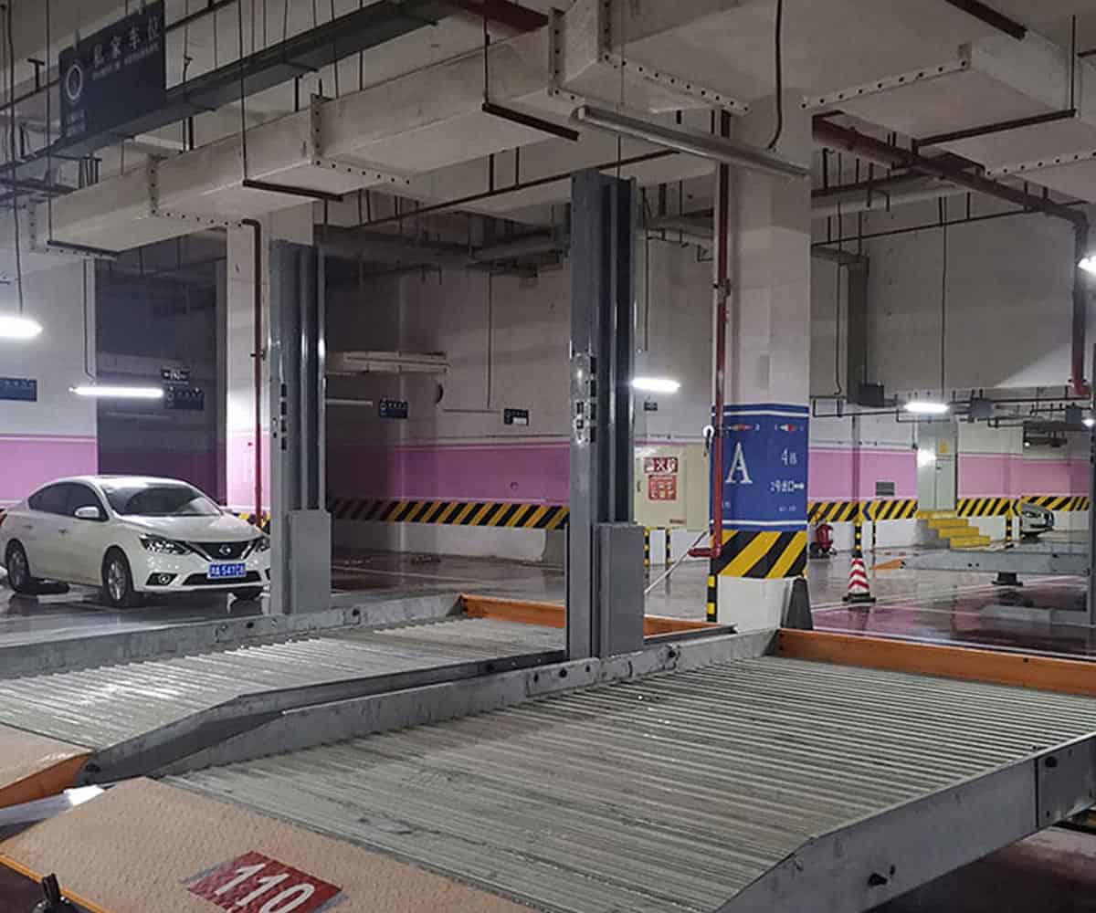 岳陽樓區升降式機械立體停車設備過規劃