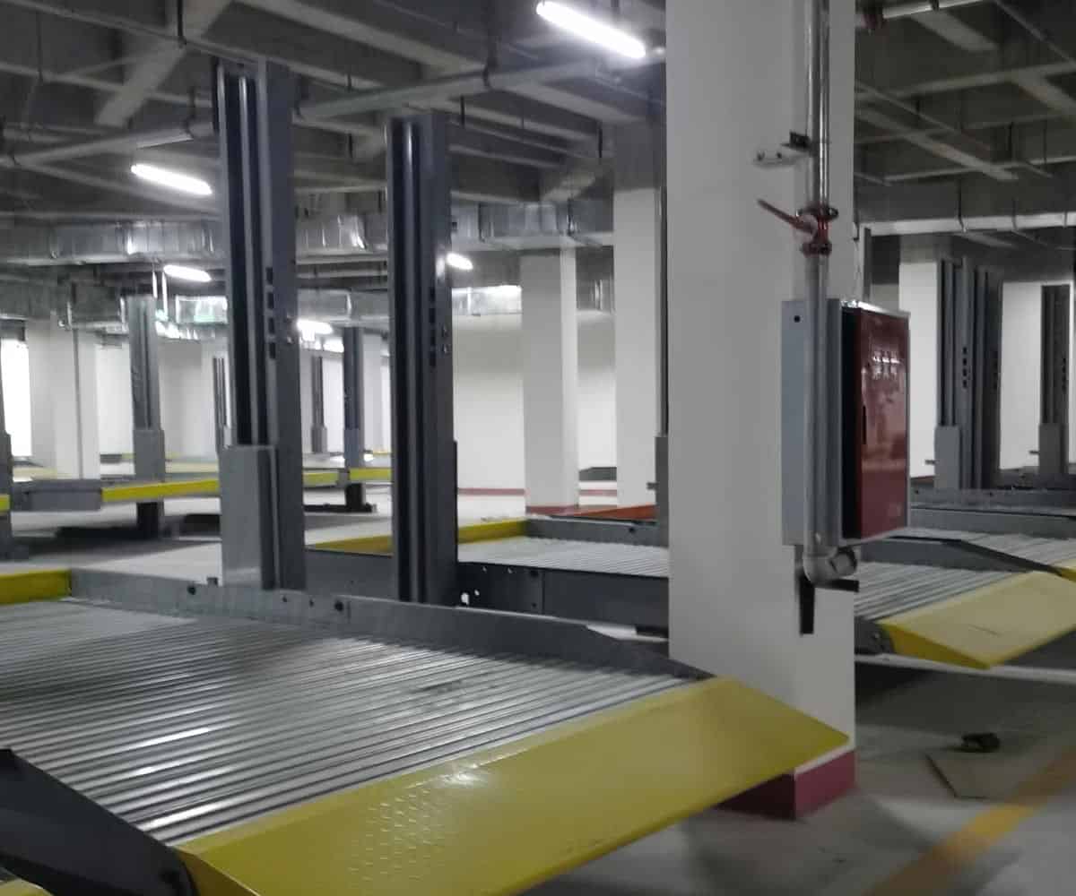 洪江市簡易升降式機械式停車位拆除