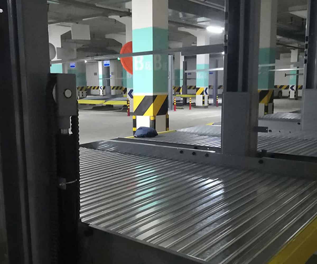 臨澧縣兩層簡易升降機(jī)械式停車位過驗(yàn)收