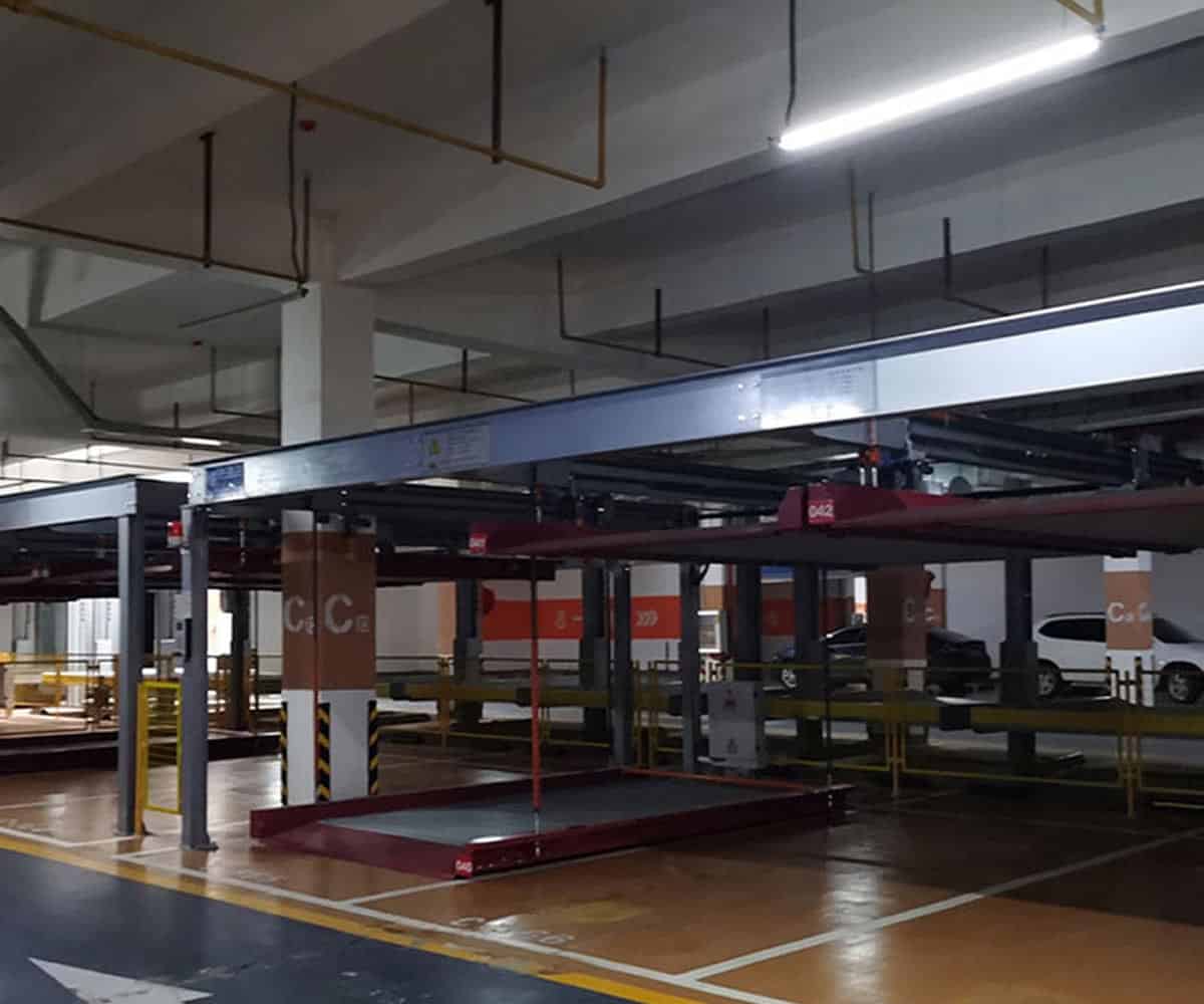 陜西省兩層簡易升降類立體停車安裝