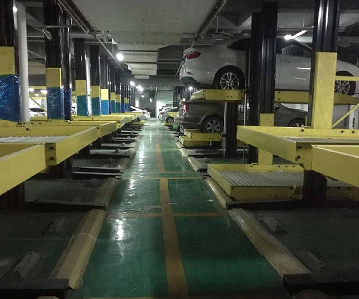 臨澧縣四柱簡易式立體車庫停車設(shè)備回收