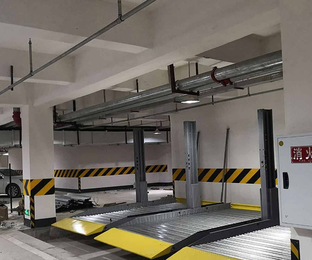 甘肅省二層升降式立體車庫停車設備回購