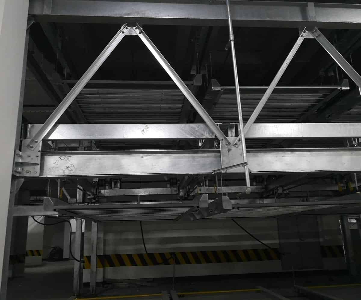負一正一地坑PSH2D1二層升降橫移機械式停車設備