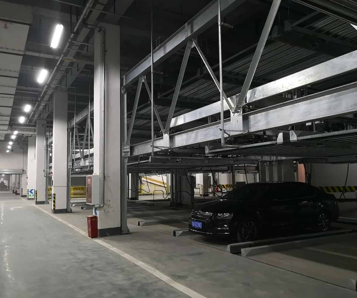 PSH2重列二層升降橫移機械式停車設備