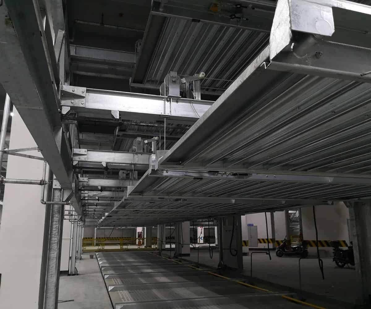 PSH7七層升降橫移機械式停車設備